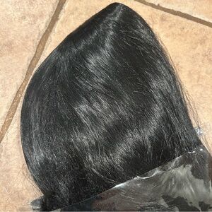 Child Black Witch Hair Wig Halloween Costume